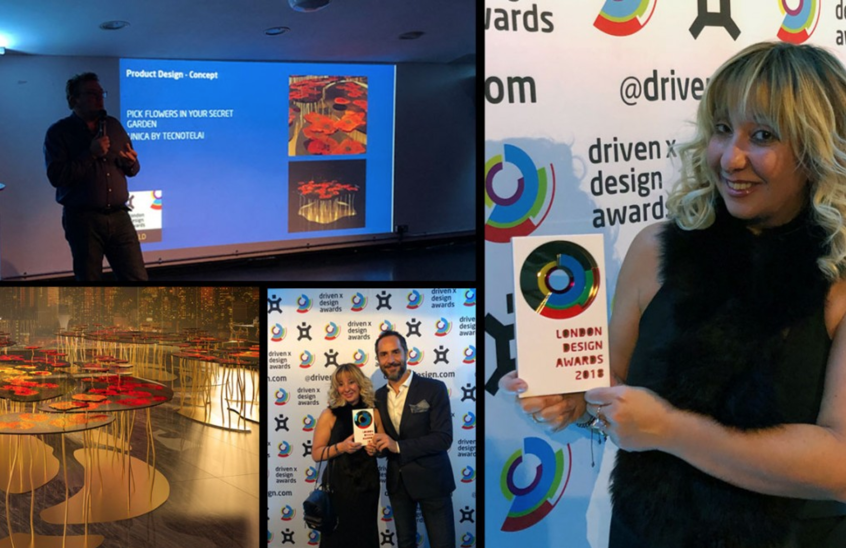 UNICA WINS THE GOLD AWARD AT THE LONDON DESIGN AWARD 2018 WITH PAPAVERI